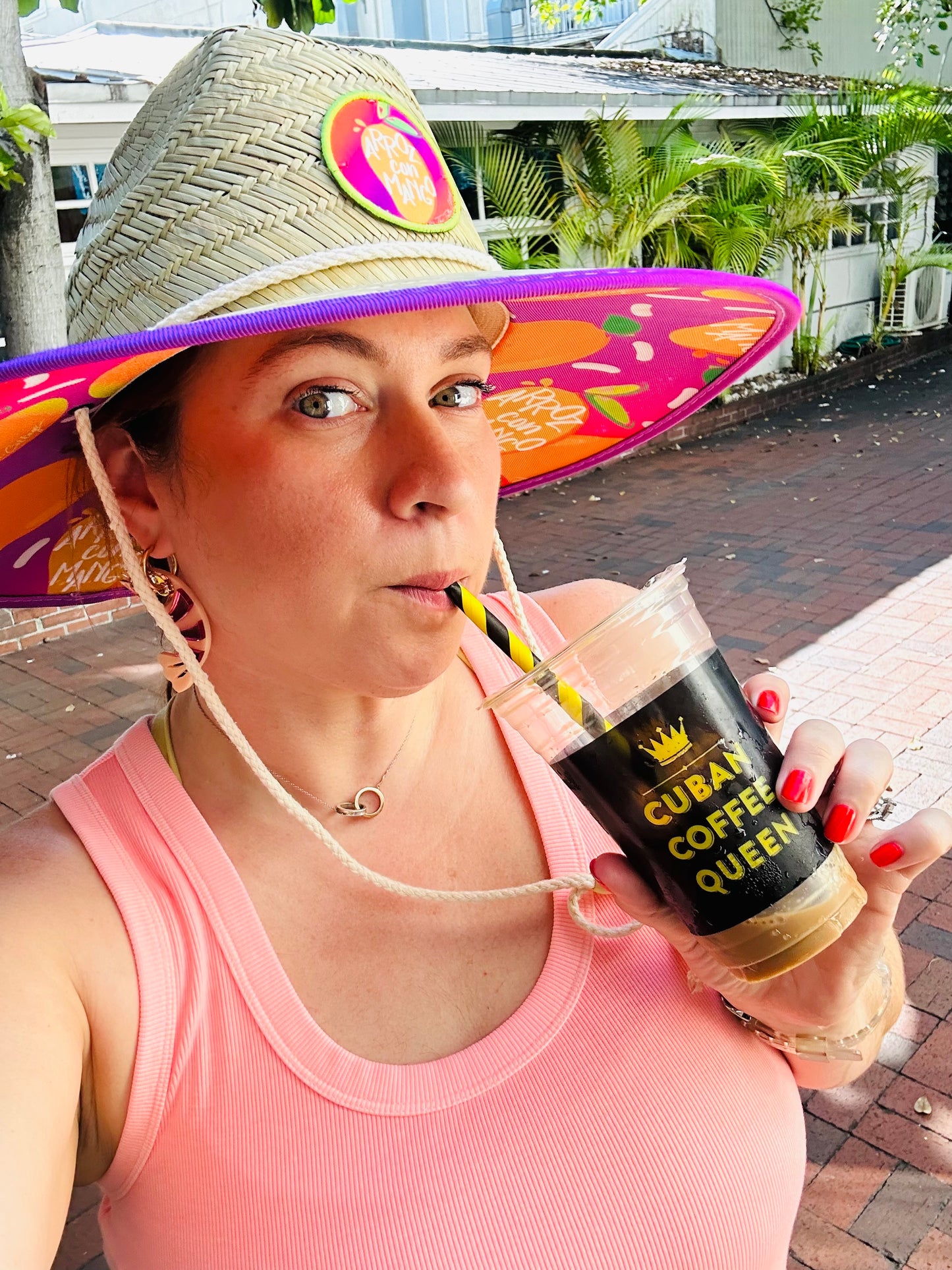 Arroz con Mango Straw Hat