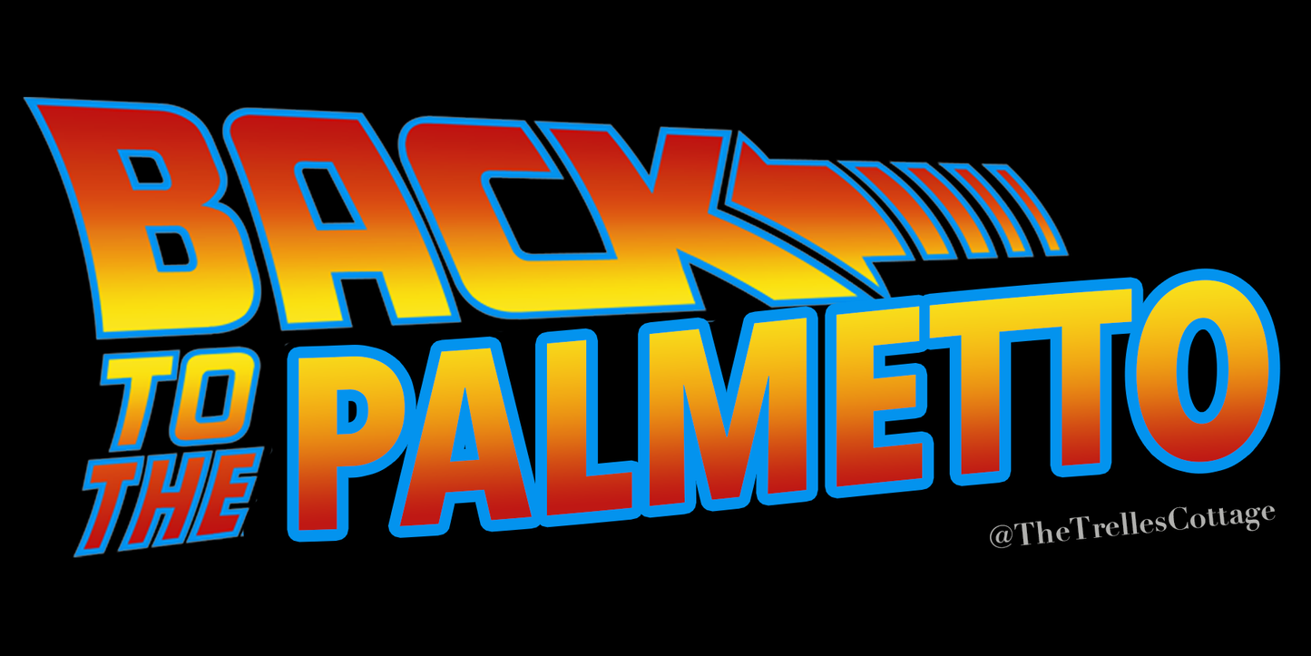 Back to the Palmetto Car Magnet