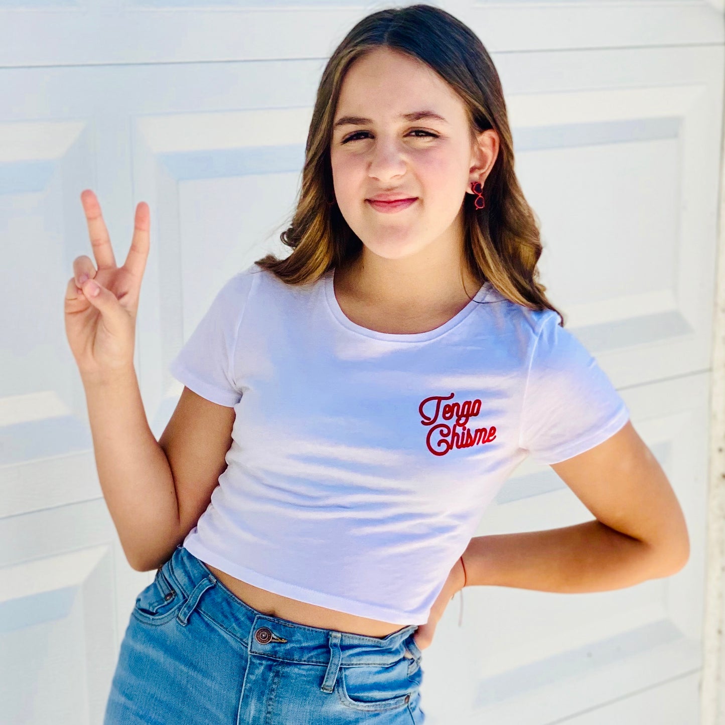 Tengo Chisme Crop Top