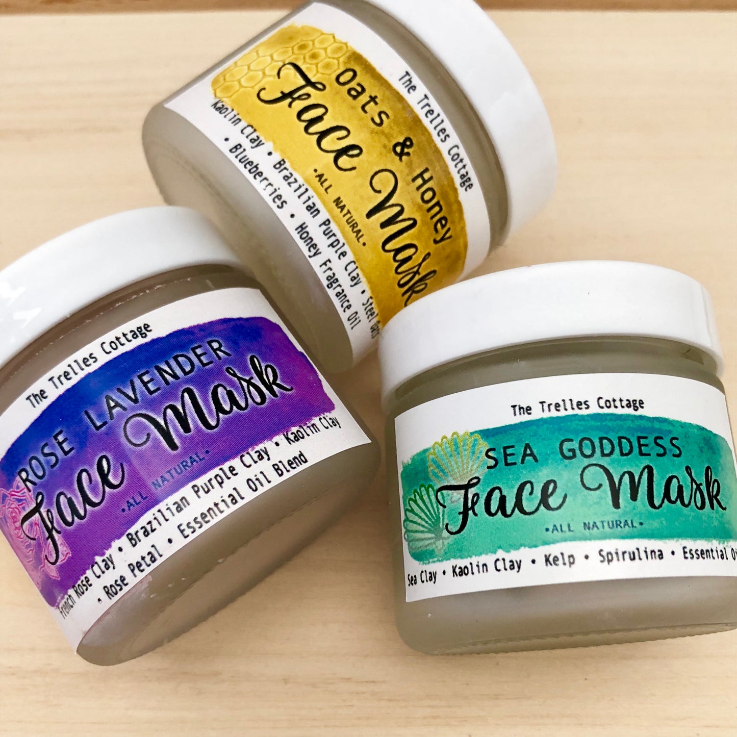 Rose Lavender Face Mask