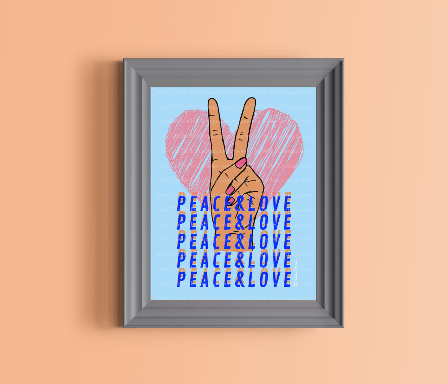 Peace & Love Print