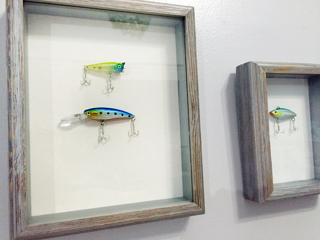Fishing Lures - Shadow Box Art – The Trelles Cottage