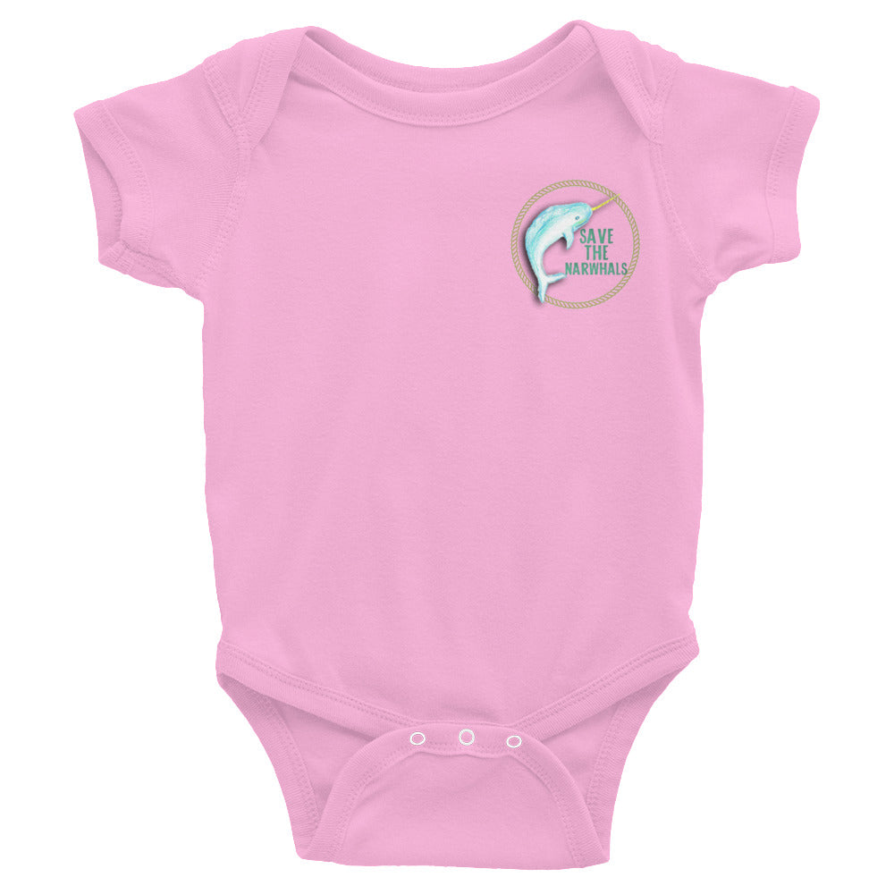 Save The Narwhals Bodysuit