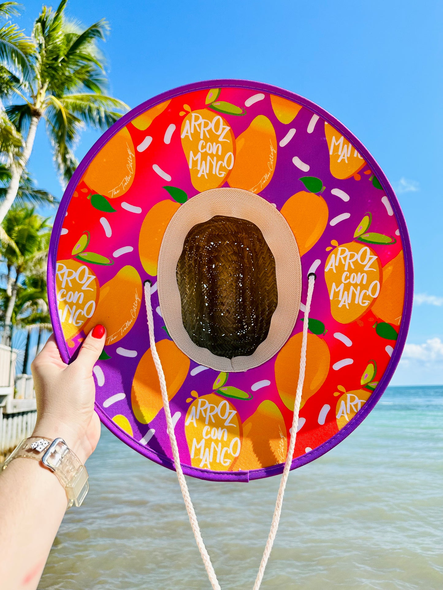 Arroz con Mango Straw Hat