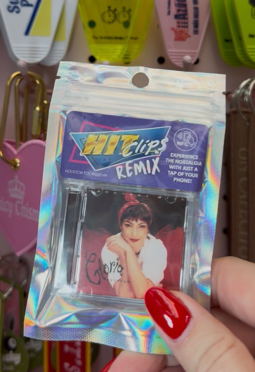 CD NFC Playing Keychains