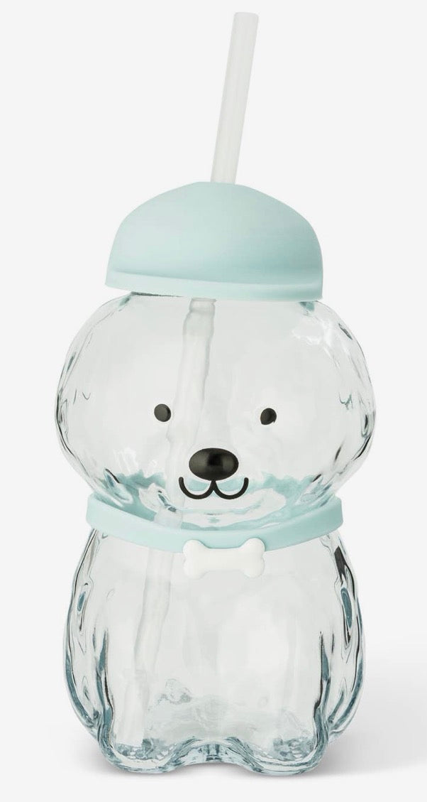 Poodle Glass Tumbler