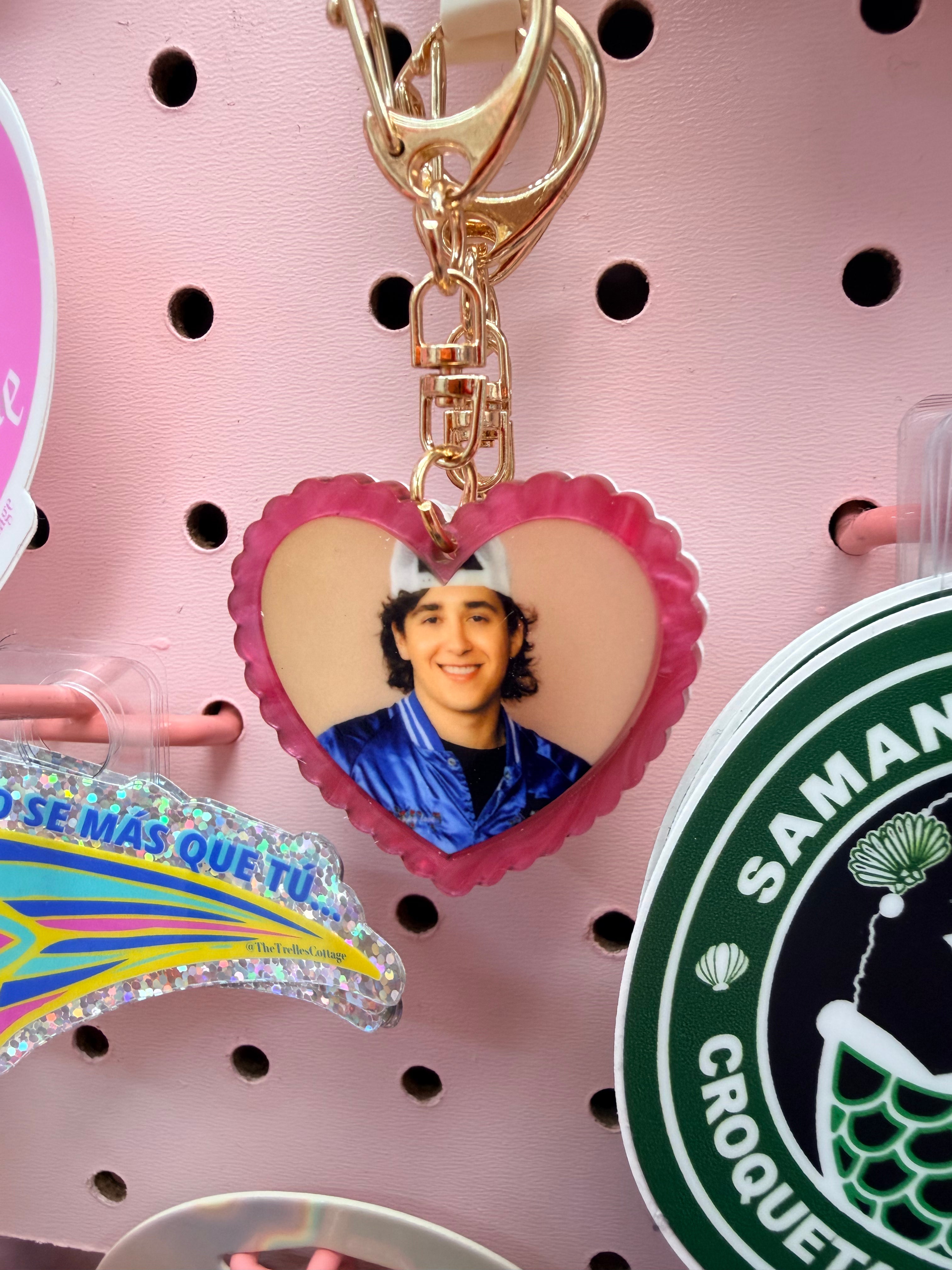 Marcelo Hernandez Heart Keychain