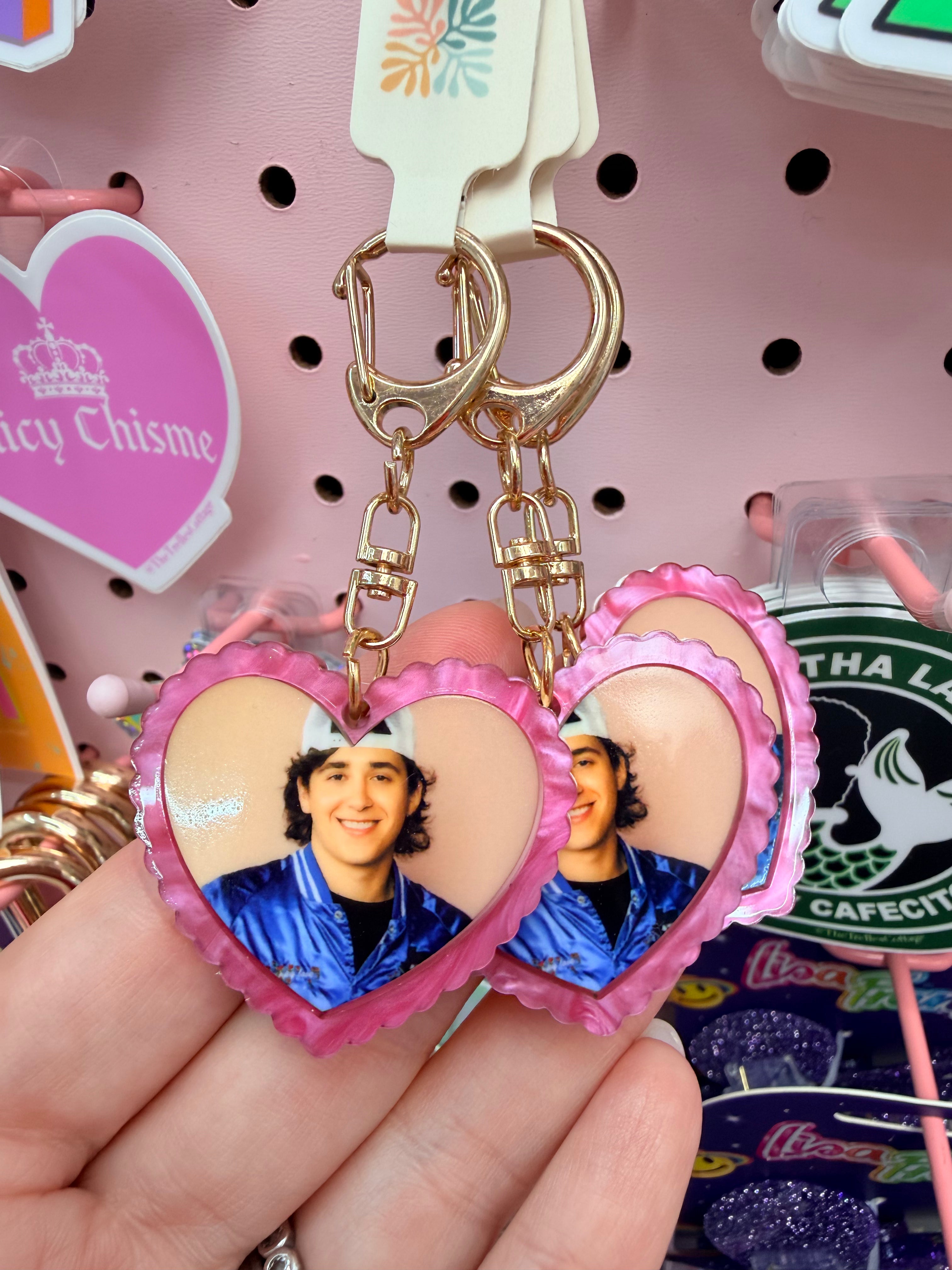 Marcelo Hernandez Heart Keychain