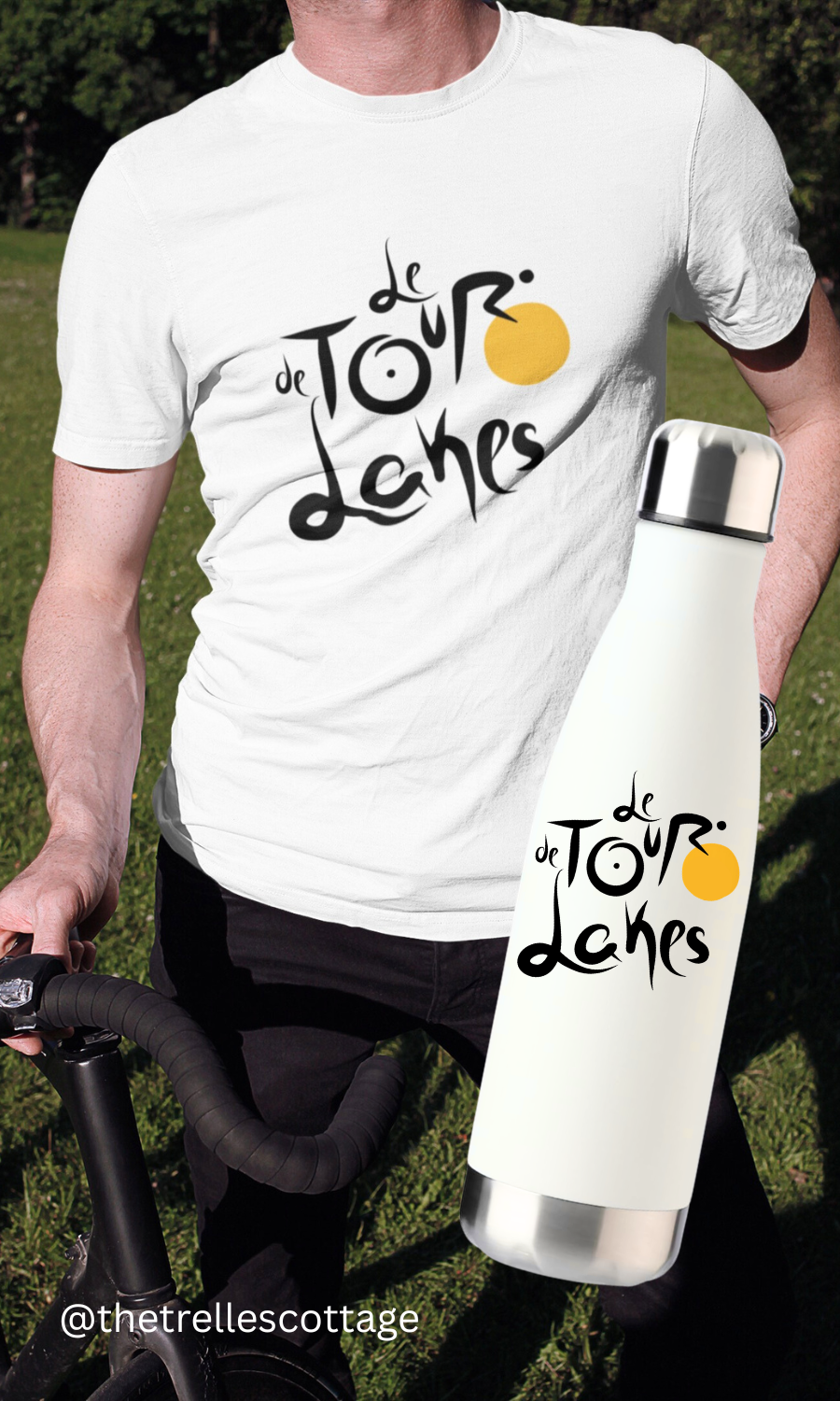 Le Tour de Lakes Water Bottle