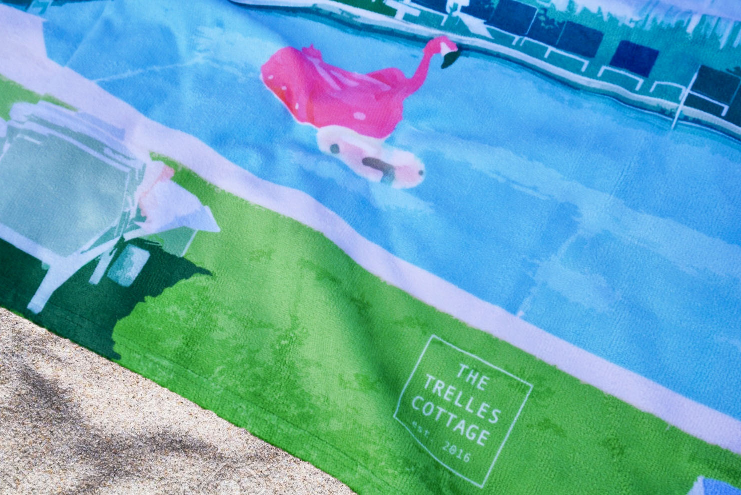 Wishing You Were Here Pool Towel