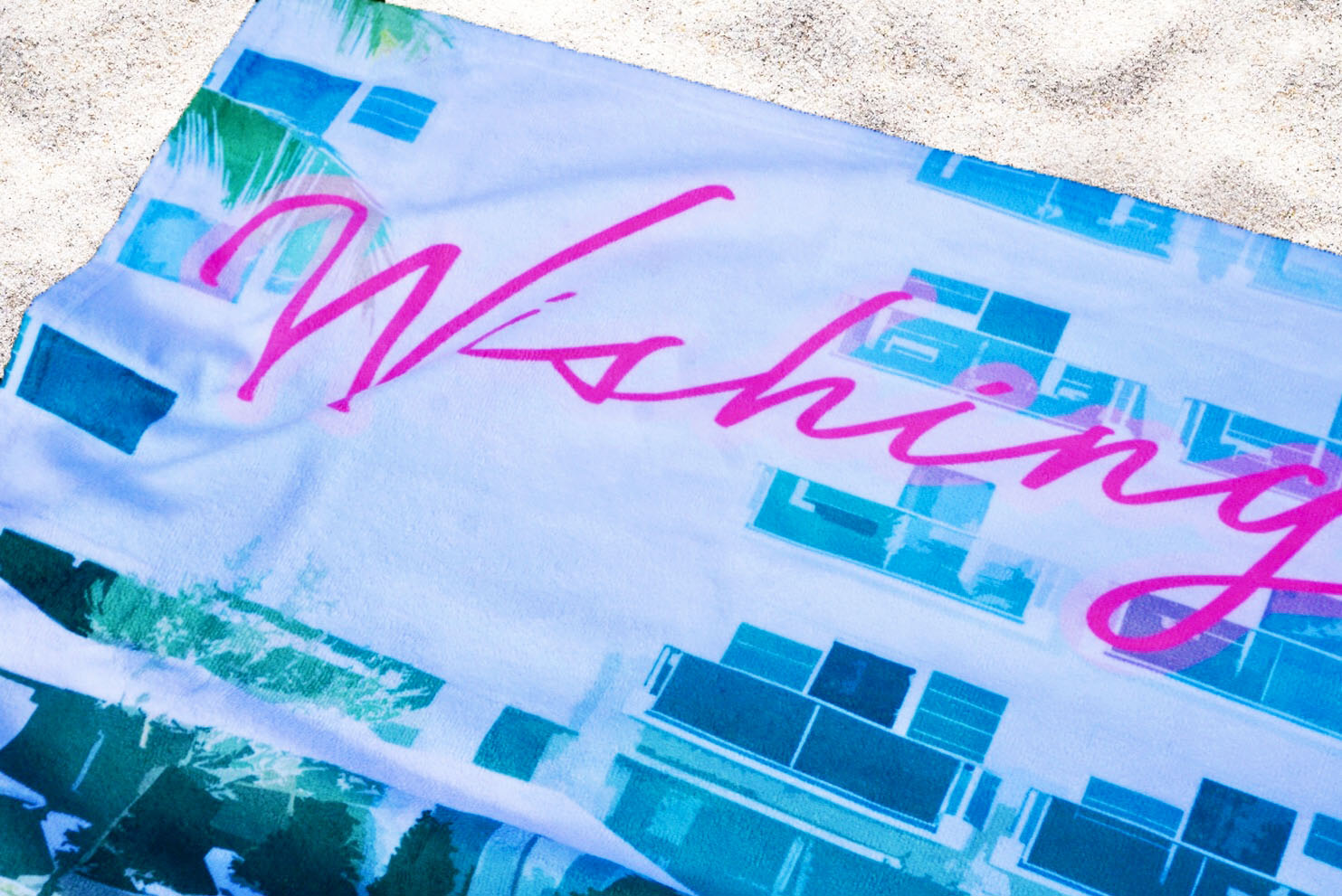 Wishing You Were Here Pool Towel