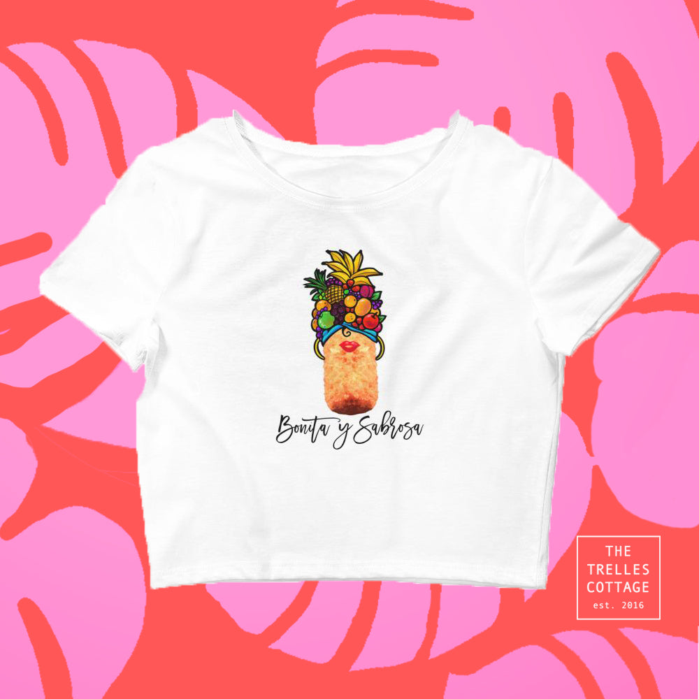 Lucy - Bonita y Sabrosa Women’s Crop Tee