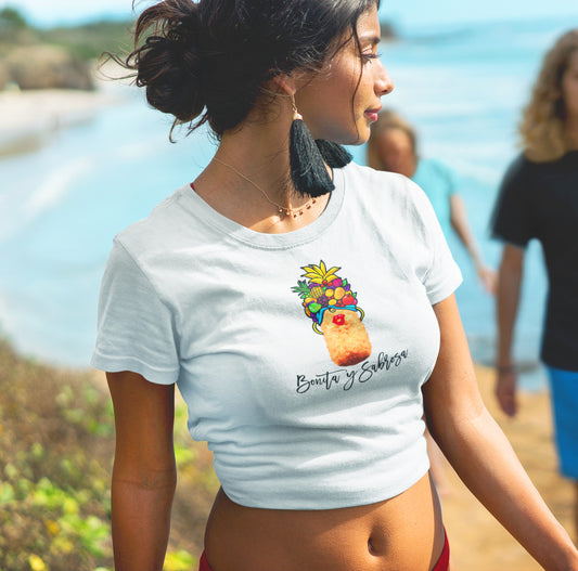 Lucy - Bonita y Sabrosa Women’s Crop Tee
