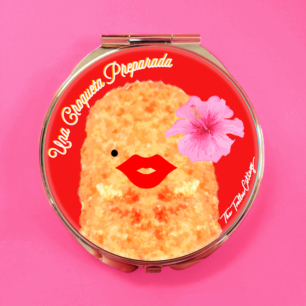 Clarita Croqueta Compact Mirror
