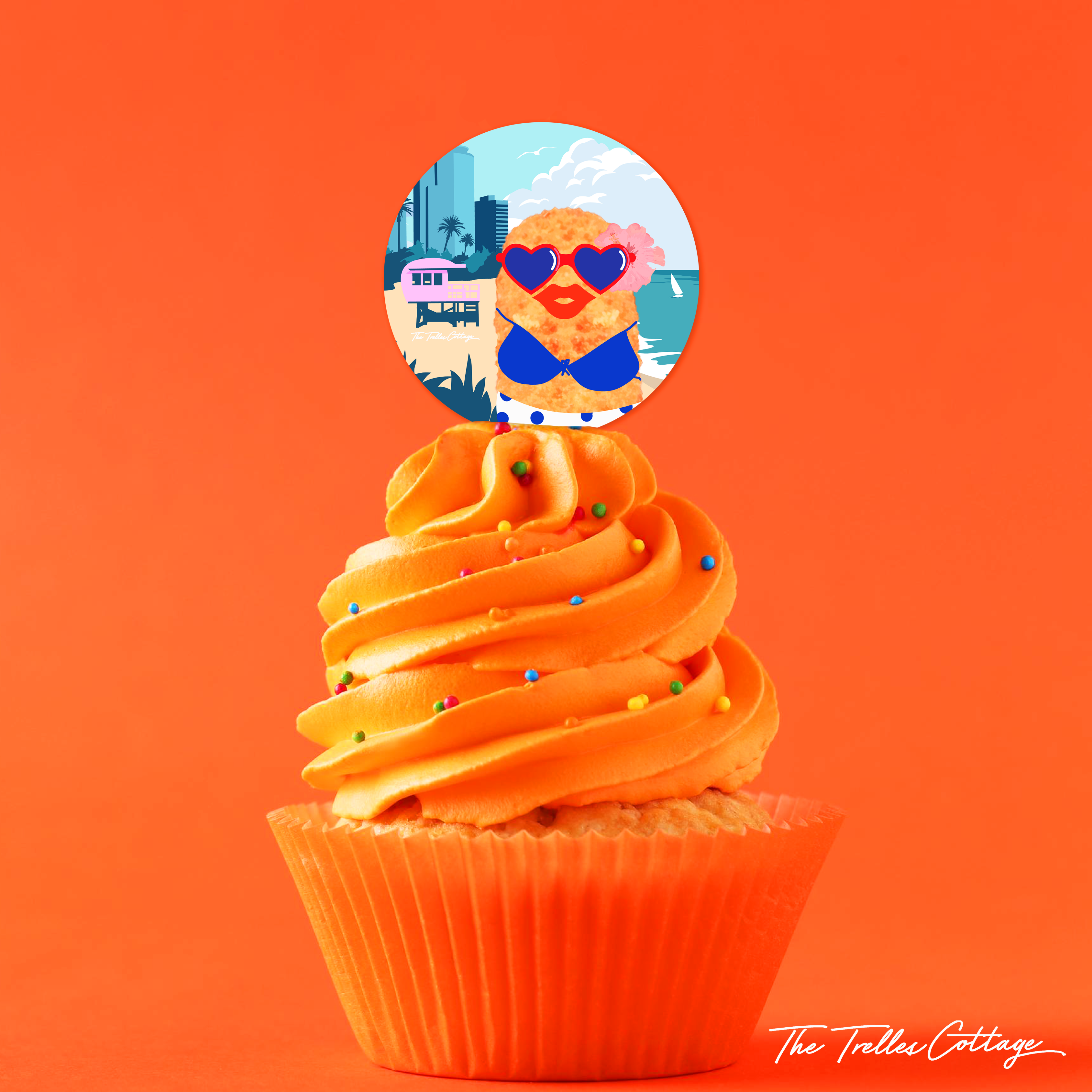 Clarita Cupcake Toppers