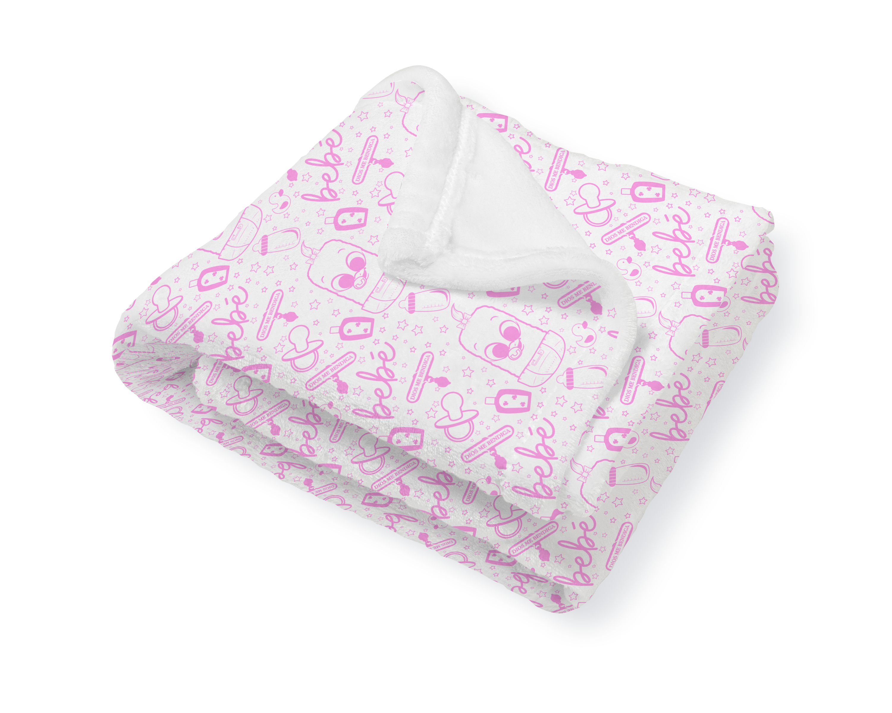 Croqueta Girl Baby Blanket - Minky Baby Blanket - Stroller Blanket