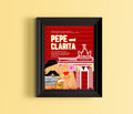 Pepe y Clarita in Germany Print