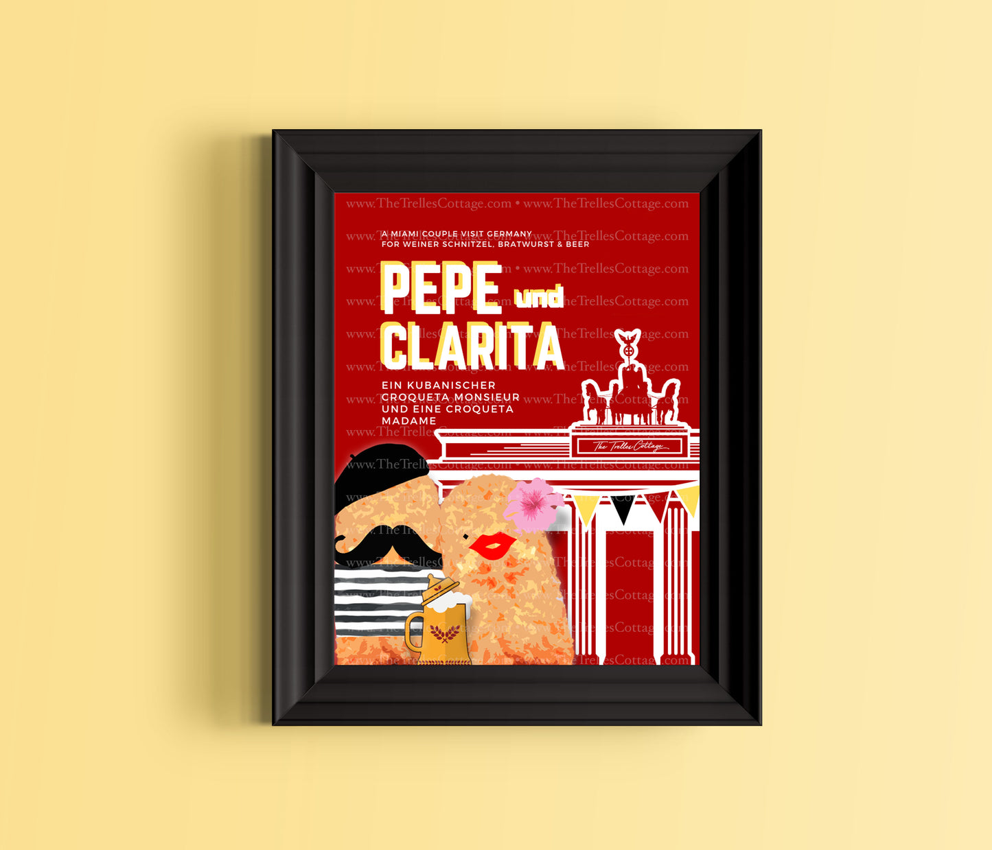 Pepe y Clarita in Germany Print