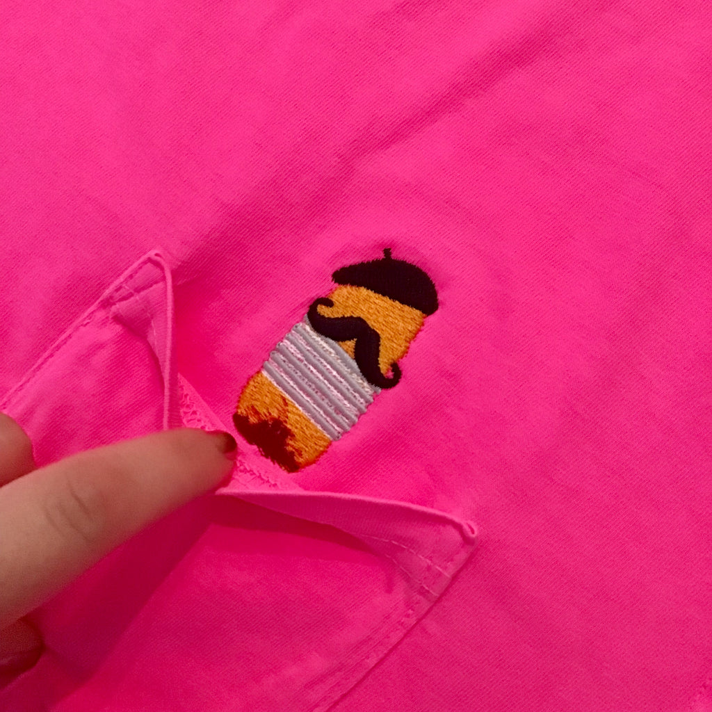 Pepe Pocket - Neon Pocket Tee