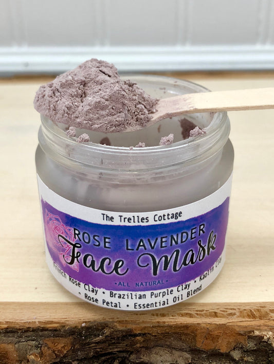 Rose Lavender Face Mask