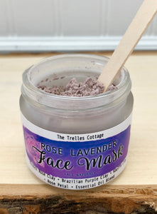 Rose Lavender Face Mask