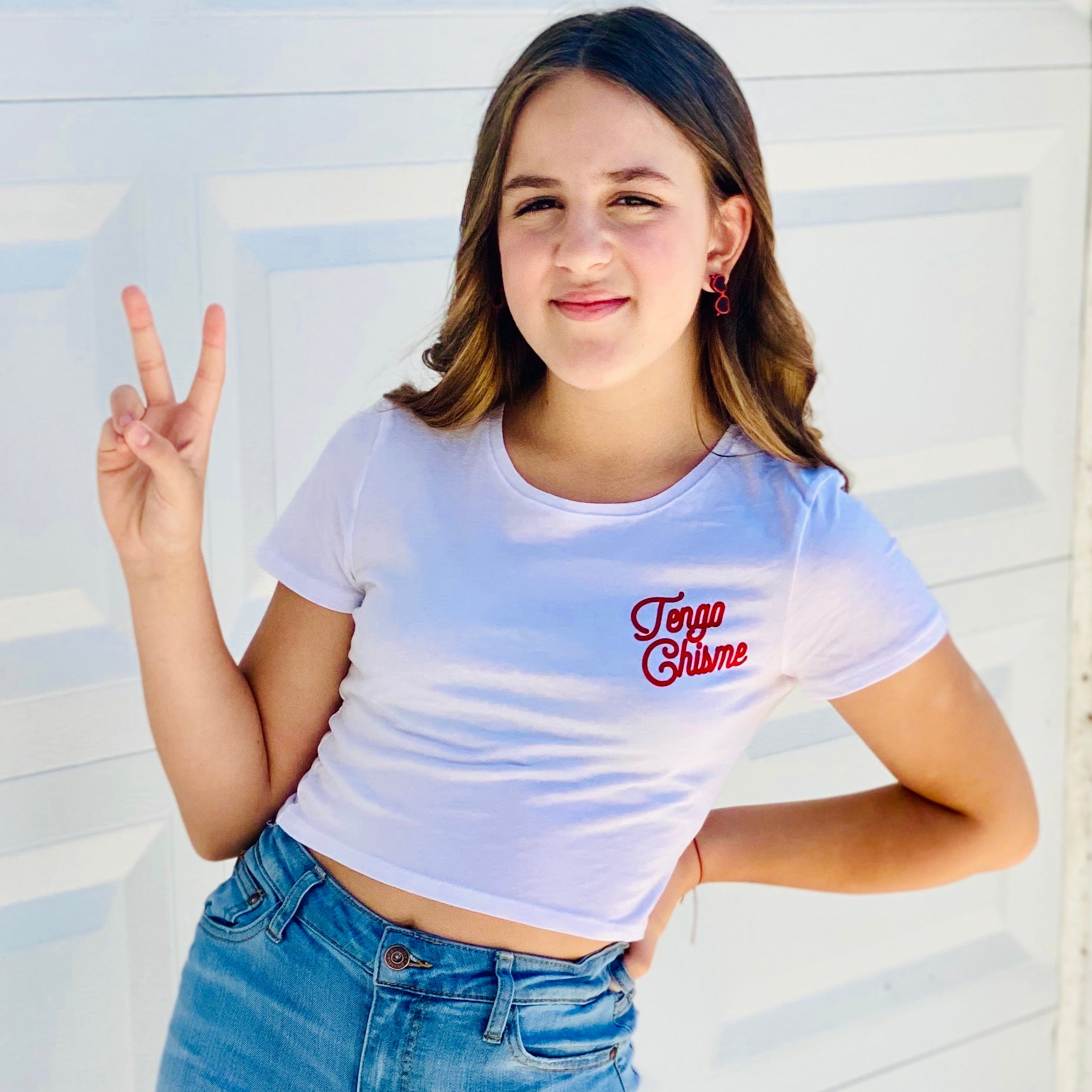 Tengo Chisme Crop Top