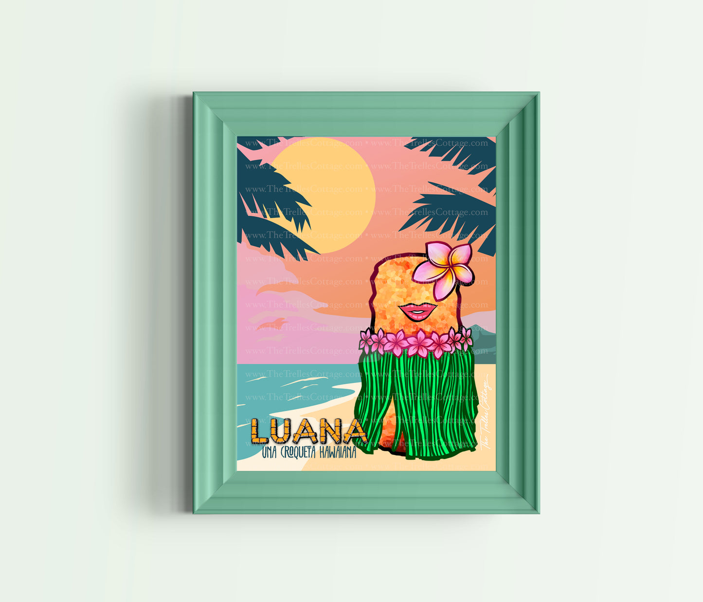 Luana in Hawaii Print