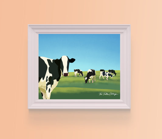 Miami Lakes Cows Print