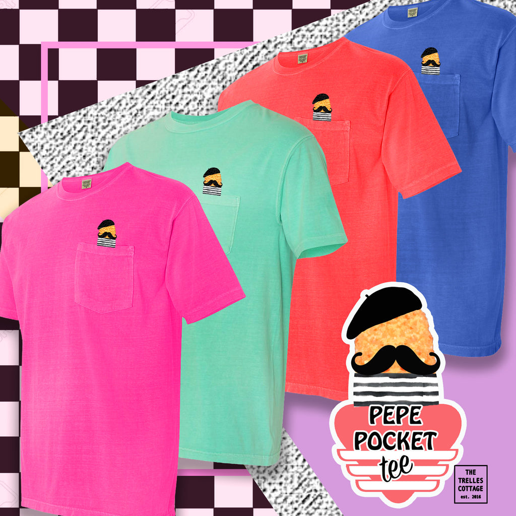 Pepe Pocket - Neon Pocket Tee