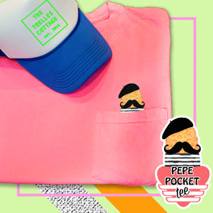 Pepe Pocket - Neon Pocket Tee