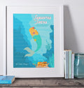 Samantha la Sirena Print