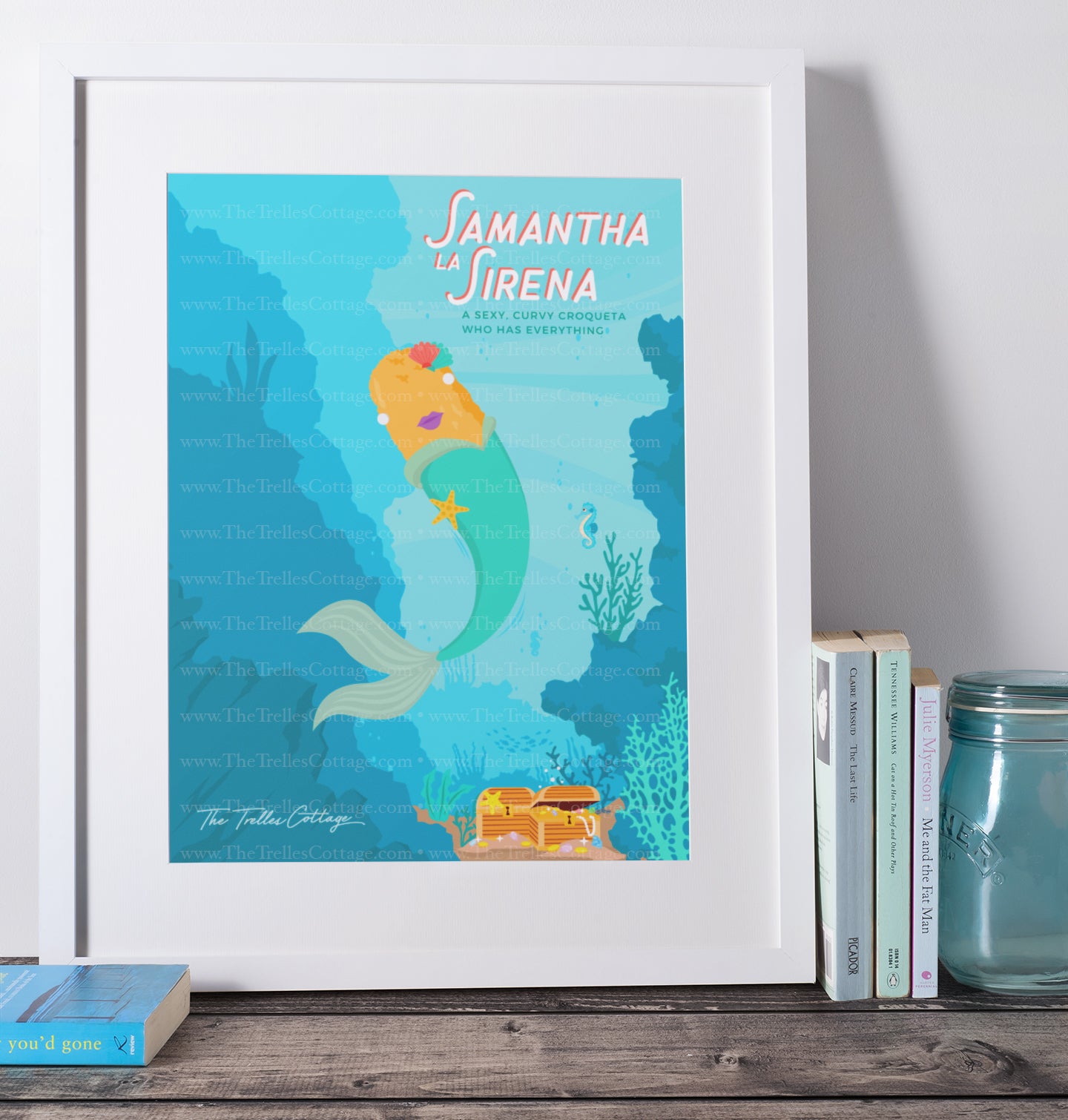 Samantha la Sirena Print