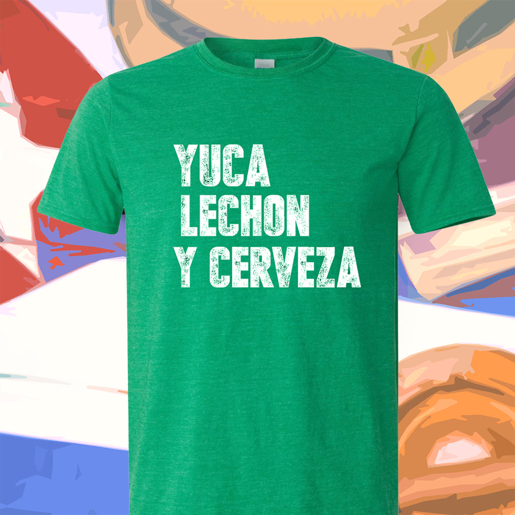 Yuca Lechon y Cervesa T-Shirt