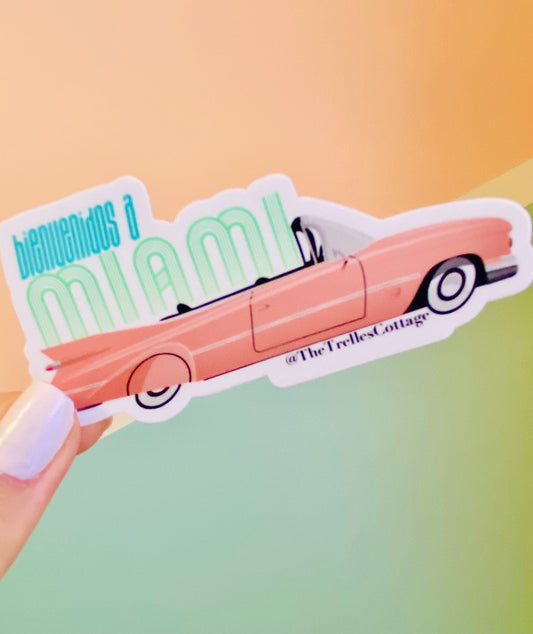 Bienvenido a Miami Sticker - 'Welcome to Miami'