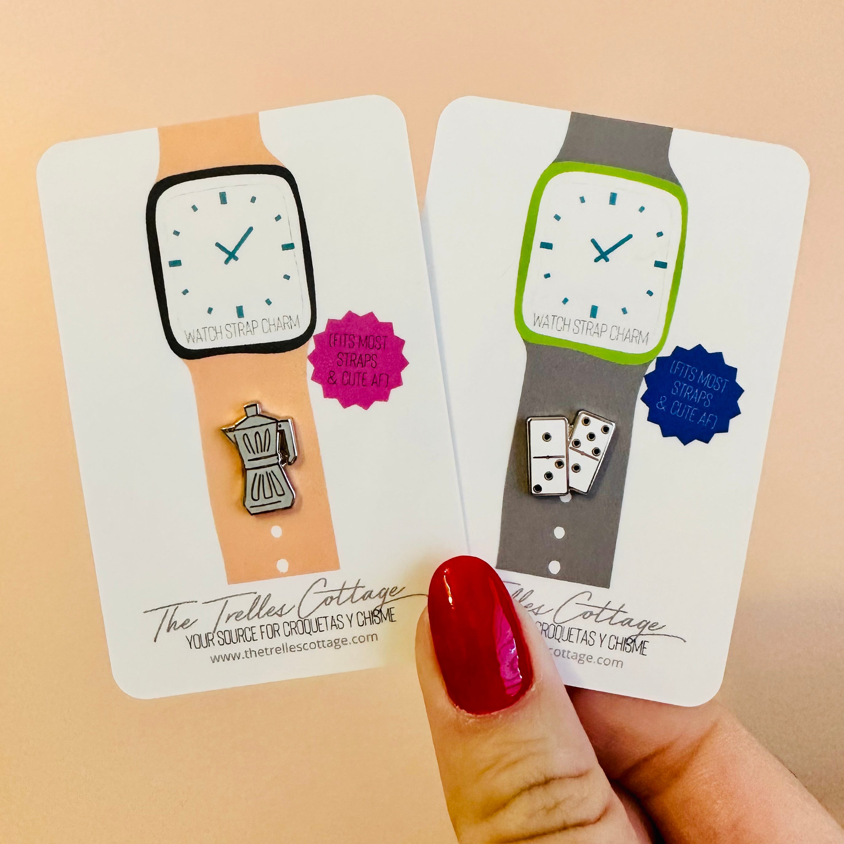 Domino Watch Charm