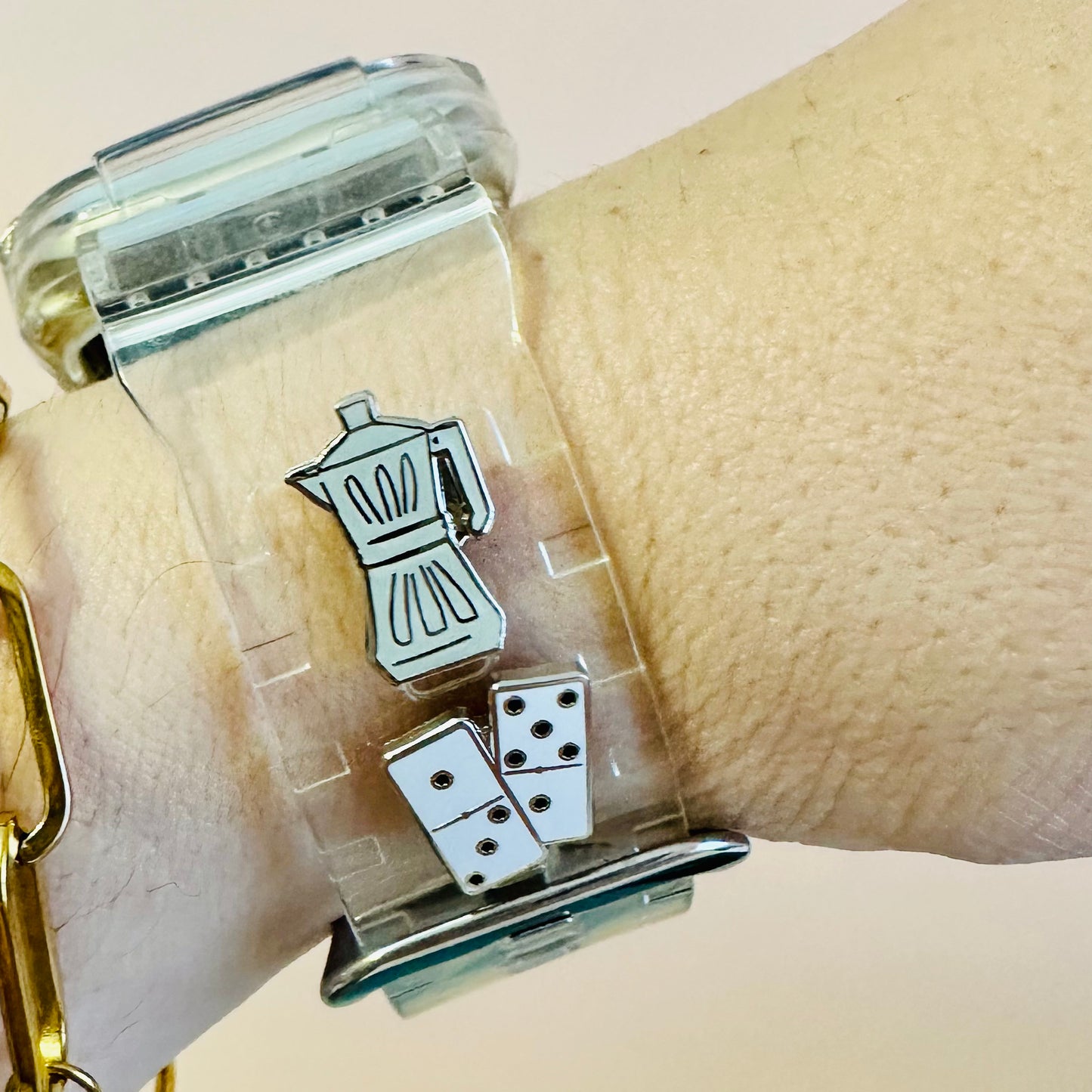 Domino Watch Charm