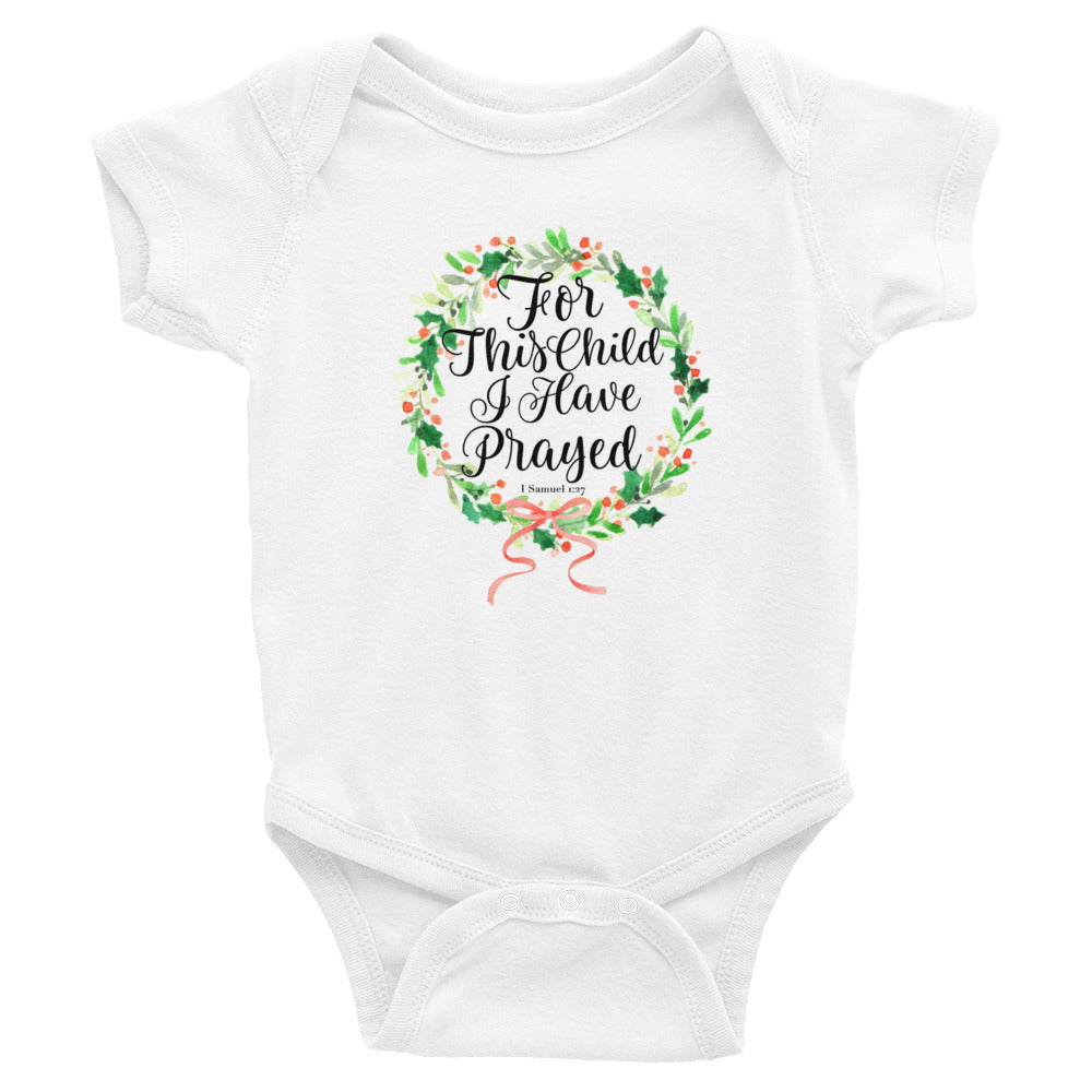For This Child I Prayed Bodysuit