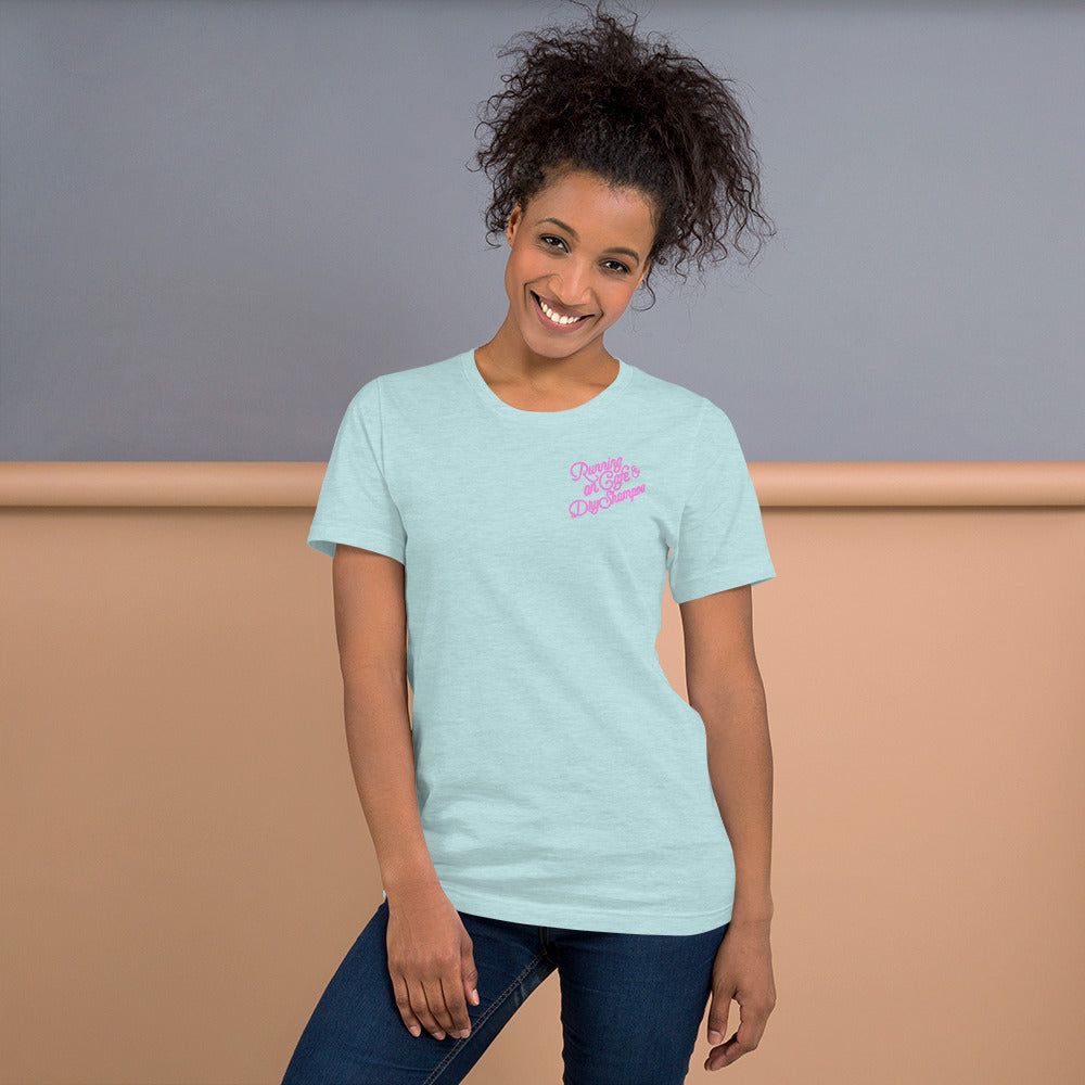 Running on Cafe & Dry Shampoo T-Shirt