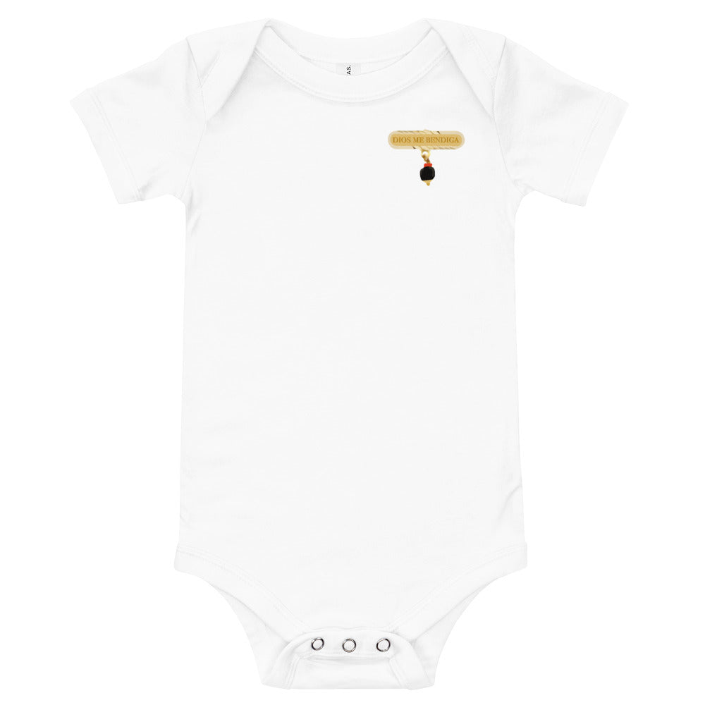 Azabache Infant Bodysuit - Dios Me Bendiga