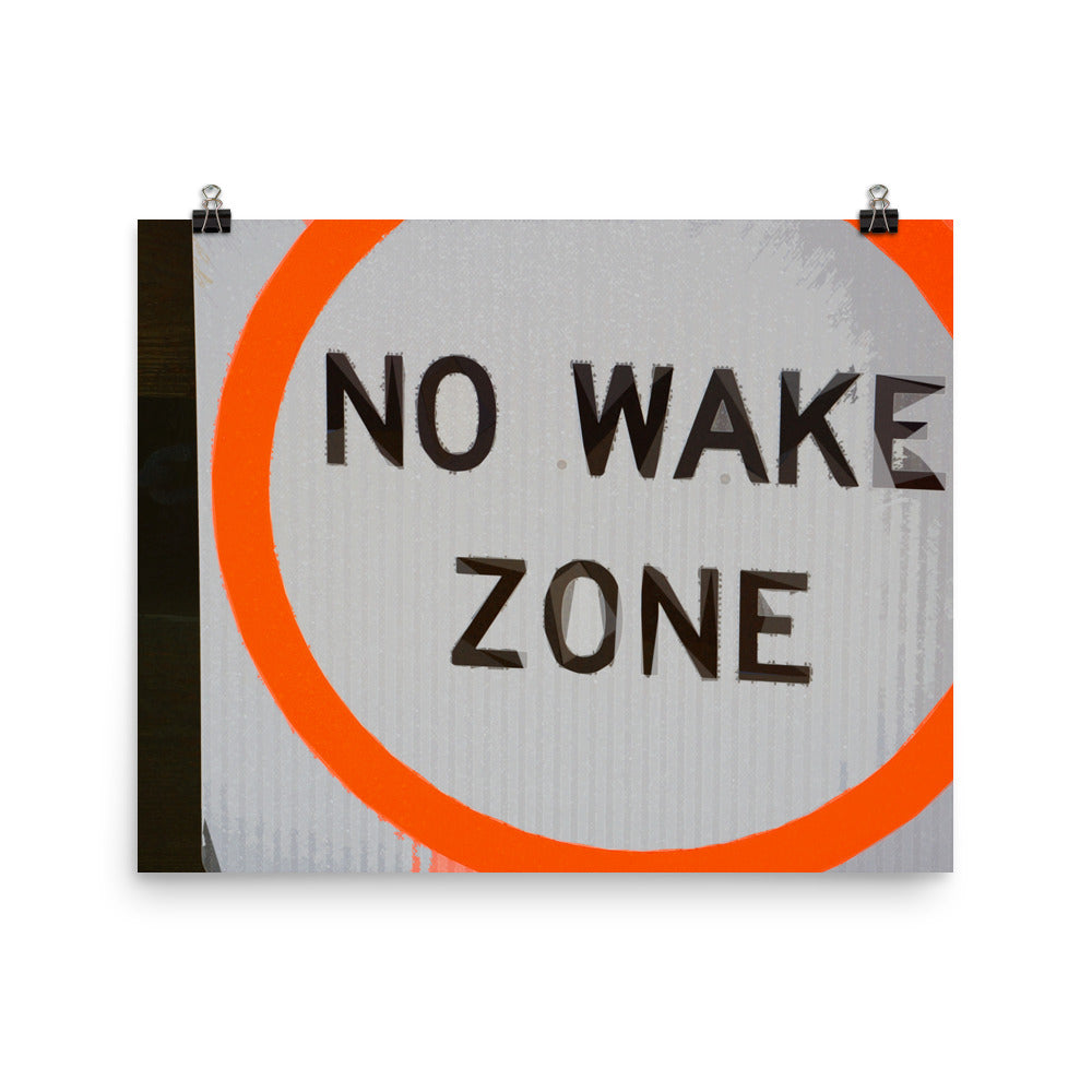 No Wake Zone