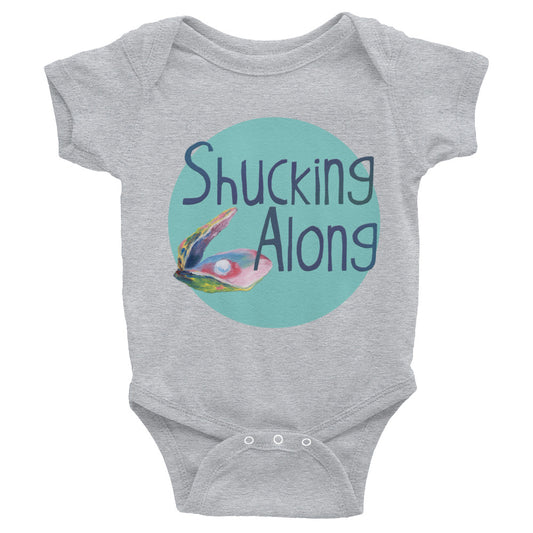 Shucking Along Aqua Bodysuit