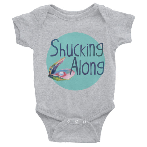 Shucking Along Aqua Bodysuit