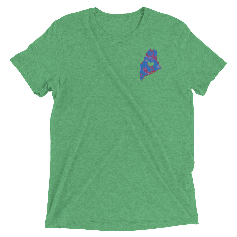 Maine Love Adult T-shirt - Maine Shirts - Maine Tourism - Maine Native - Lobster Shirt - Lobstah Shirt - Portland - Bar Harbor - Acadia - Fr