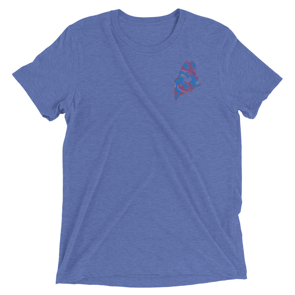 Maine Love Adult T-shirt - Maine Shirts - Maine Tourism - Maine Native - Lobster Shirt - Lobstah Shirt - Portland - Bar Harbor - Acadia - Fr