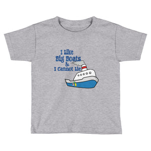 I Like Big Boats Kids T-Shirt