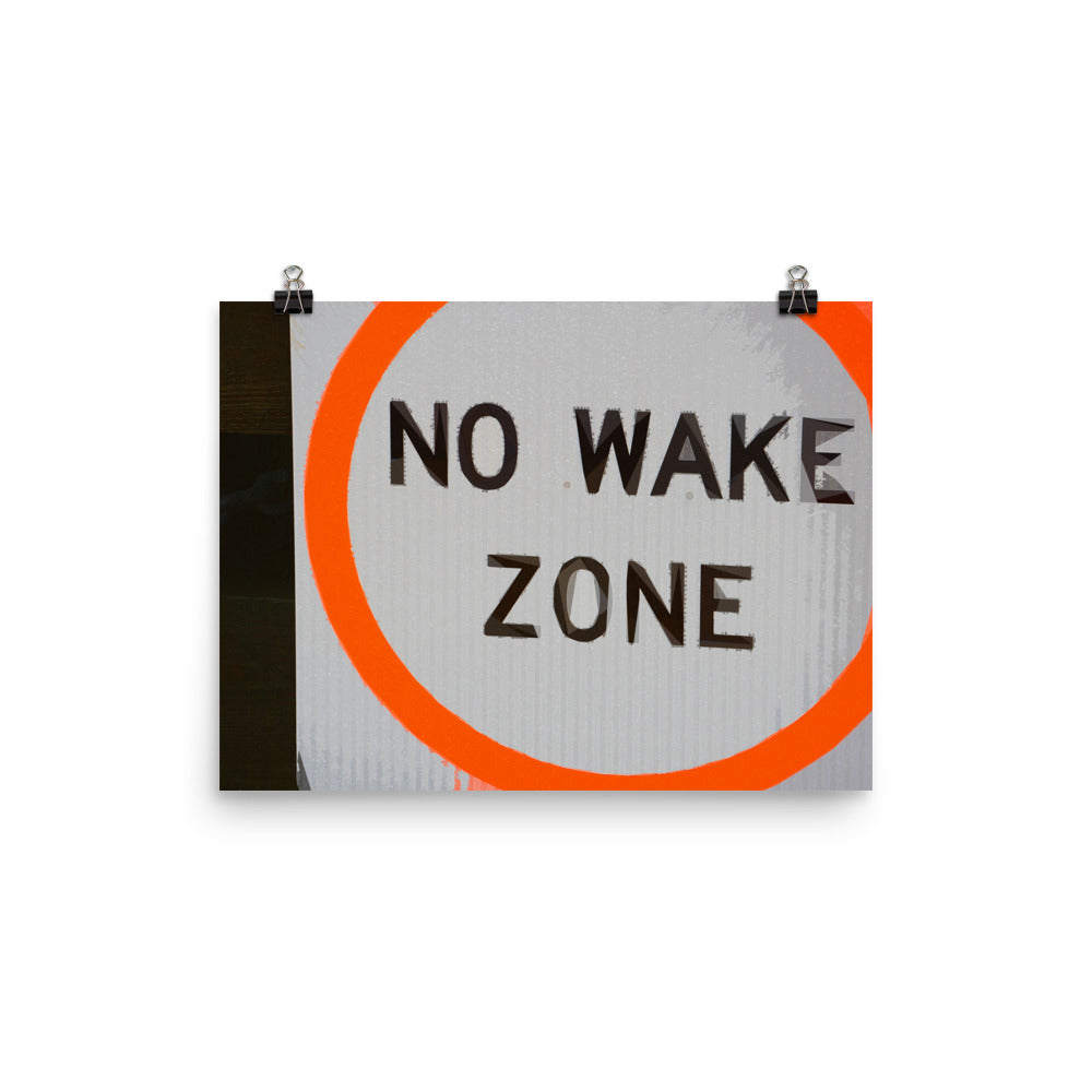 No Wake Zone