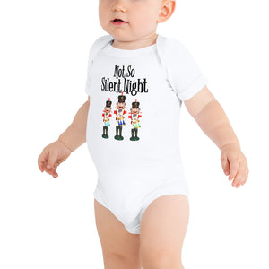 Not So Silent Night Bodysuit - Newborn - Baby's First Christmas - Christmas Bodysuit - Nutcracker - Nutcracker Christmas - Little Drummer Bo