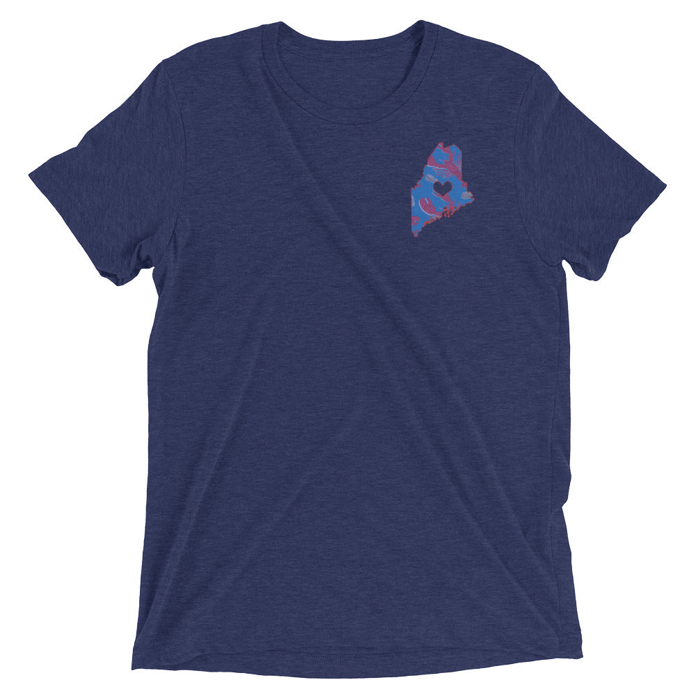 Maine Love Adult T-shirt - Maine Shirts - Maine Tourism - Maine Native - Lobster Shirt - Lobstah Shirt - Portland - Bar Harbor - Acadia - Fr