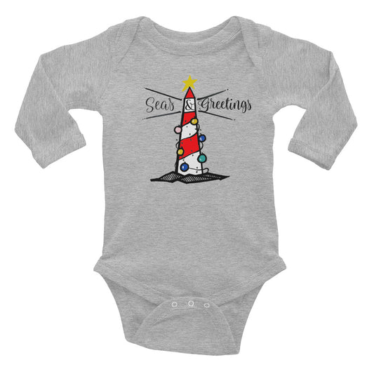 Seas & Greetings Long Sleeve Bodysuit