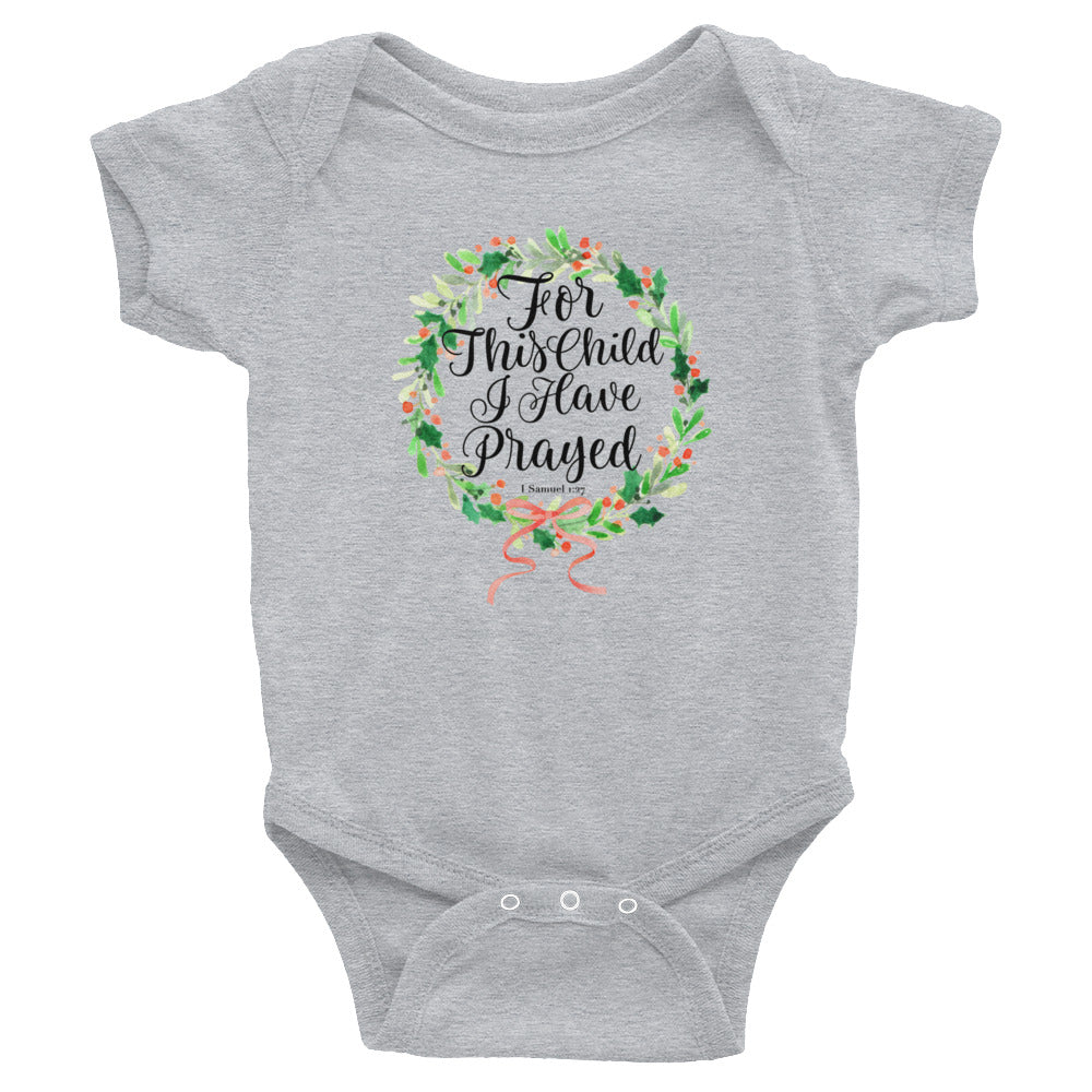 For This Child I Prayed Bodysuit